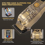 GTSPROProfessional Hair Clippers for Men (Bronze-colored)