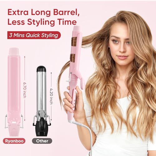 Hair Iron 38mm (1.50 Inch / Pink)
