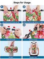 Waterproof Dry Bag Backpack with Emergency Whistle (40L / Flower)