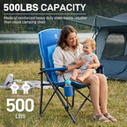 Oversize Camping Chair Heavy Duty (Royal Blue)