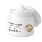 Rice Cream Moisturizer, Face Cream for Deep Moisturising, Nourishment, Smooths, Improve Dryness & Roughness, 1.76fl.oz/50g