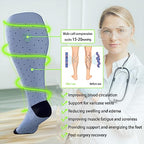 Wide Calf Compression Socks for Women Plus Size Pregnancy Cute Fun 15 (3 Pair-polkadots / 5X-Large)