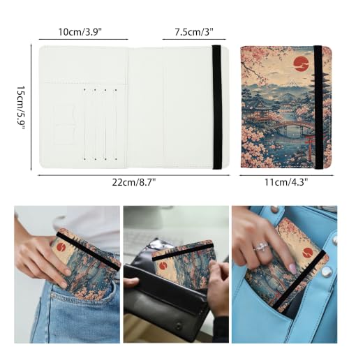Cherry Blossoms Passport Holders Passport Wallet for Travel Essentials (Cherry Blossoms / One Size)