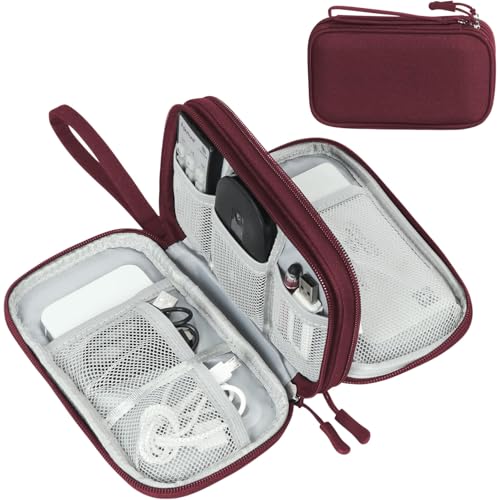 Electronic Organizer (7.5 x 4.3 x 2.2 inches / Wine Red)