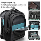 17 Inch Laptop Backpack for Travel Water Resistant College Backpack for Men Women Laptop Bag with USB Charging Port (Black-c / 17 Inch)