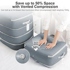 Comforter Storage Bag (Grey / 4 Pack)