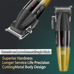 003 Professional Hair Clippers for Men with Clipper Trimmer Set (Gold)