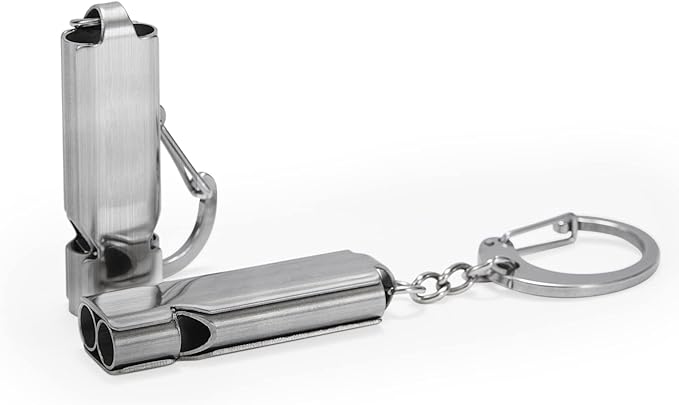 Whistle for Coaches Teachers, Emergency Survival Stainless Steel Whistles 2 Pack - Image 4