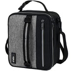 Insulated Lunch Bag for Men Women Kids (Heather Gray / One Size)