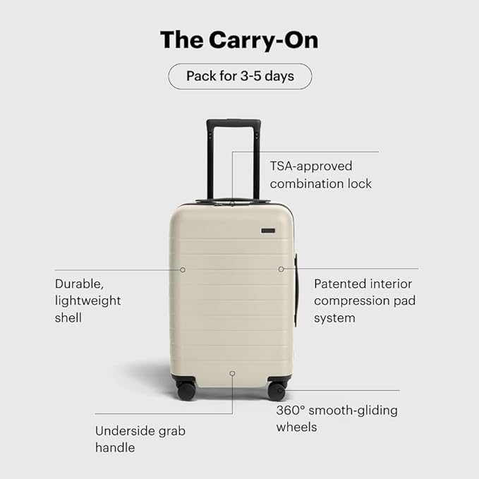 Away Carry-On Luggage, Lightweight Hardside Suitcase - Image 3