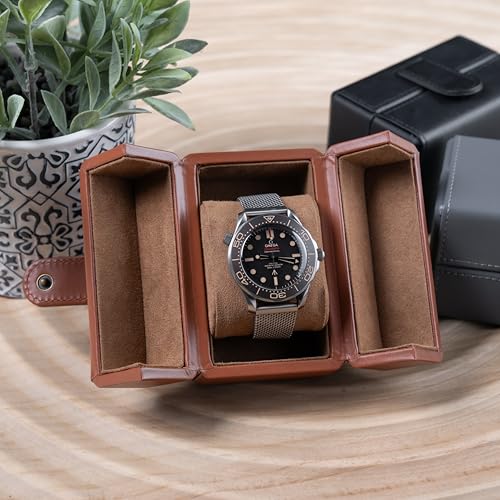 Single Watch Travel Case (BrownBrown)