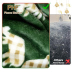 Christmas Fleece Blanket Queen (Northern Winter / Queen(90" X 90"))