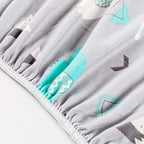Stretch Fitted Bassinet Sheet Set BROLEX 2 Pack Cradle Sheets for Bassinet Pad (Elephant Whale / 32x16 Inch)