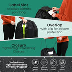 Stroller Bag for Airplane (Black and Green)