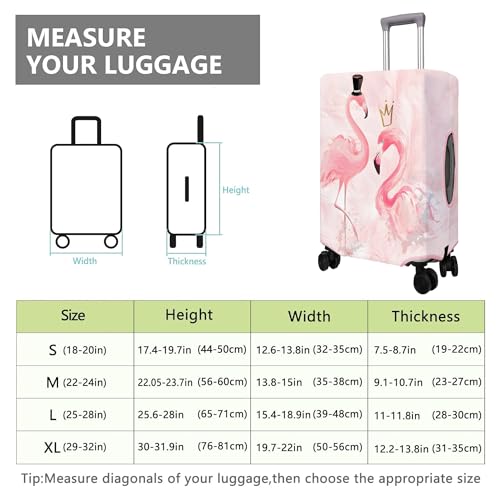 Travel Luggage Cover Suitcase Protector Fits 18 (Travel-18 / XL(29-32in))