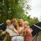 Portable Hammock Stand with Canvas Net (3. Black)