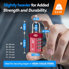 4 Digit Combination Lock (Multicolor 4 Locks)