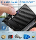 Wallet for Men (Carbon Fiber Black021)