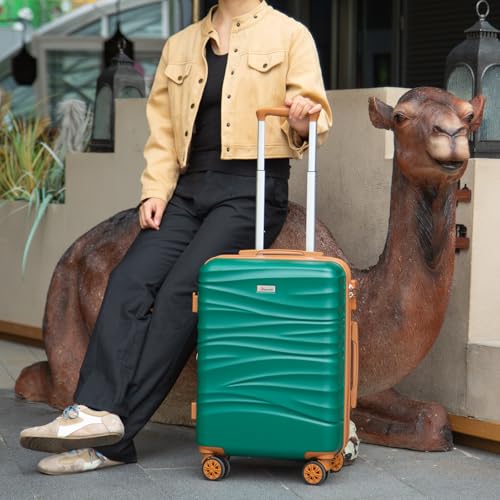 Expandable 21" Carry On Luggage (Emerald Green1)
