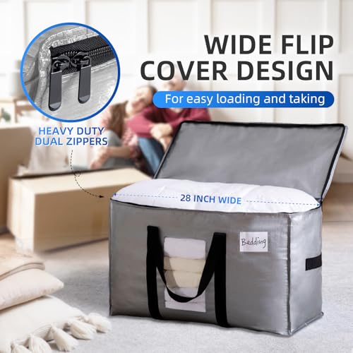 6 Pack Silver Extra Large Moving Bags (Silver / 6 Large)