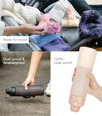 Collapsible Water Bottles with Straw for Travel (Cherry Breeze)