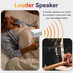 Sound Machine White Noise Machine with 30 Soothing Sounds 32 Levels Volume 5 Timers and Memory Function Effectively Blocks Noise Ideal Sleep Machine for Baby Kids Adults… (White)