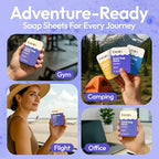 Paper Soap Sheets for Traveling (Lavender)