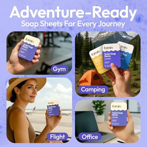 Paper Soap Sheets for Traveling (Lavender)
