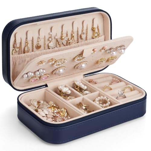 Travel Jewelry Box (Dark Blue)