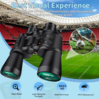 20X50 Binoculars for Adults High Powered (20x50 Black)