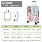 Travel Luggage Cover Suitcase Protector Fits 18 (Travel-3 / M(22-24in))