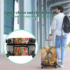 Luggage Cover Suitcase Protector + Tag (Spotted Horse Garden / XL)