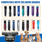 T84 Dog Grooming Replacement Blades Compatible with Andis Dog Clippers (Black-T84 / Black)