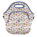 LunchTote Zippered Bag Insulated Neoprene Caddy (Coastal Weekender / X-Large 6.5 Quart Lunch Tote)