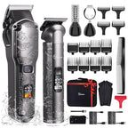 Professional Hair Clippers for Men Beard Trimmer Clippers Set Waterproof T (Grey)