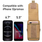 Tactical Molle EDC Pouch Cellphone Pouch Holder Utility Gadget Organizer Bag (Black)