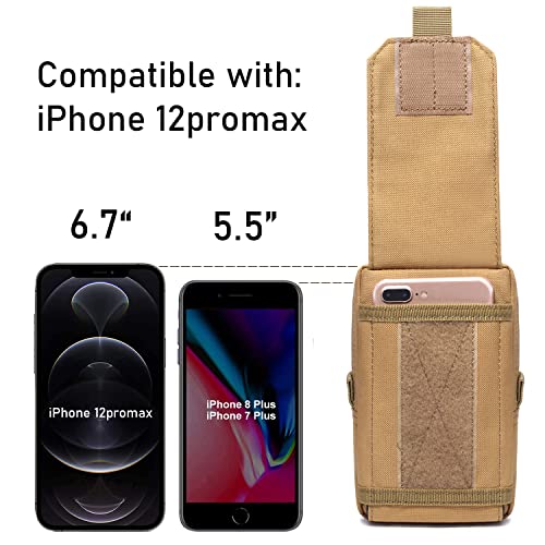 Tactical Molle EDC Pouch Cellphone Pouch Holder Utility Gadget Organizer Bag (Black)