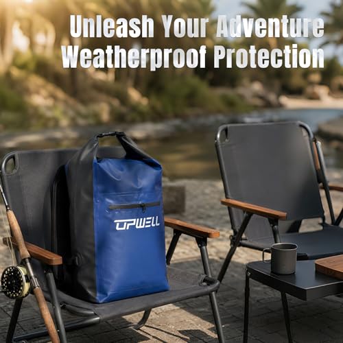 20L Waterproof Dry Bag Boating Backpack for Travel Hiking Camping Kayaking Hiking Swimming Floating Submersible Dry Bag Deep blue (20L / Deep blue)