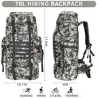 Hiking Backpack for Men 70L (70l-graycamo)