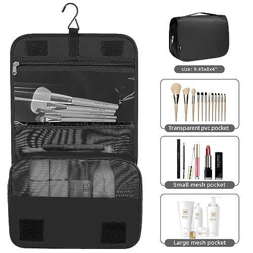 10 Set Packing Cubes Various Sizes Packing Organizer for Travel Accessories Luggage Carry On Suitcase (10-Black / 10 Set-full Mesh)