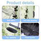 Luggage Cover Washable Suitcase Protector Anti (Panda Climb / XL(fits 32-34Inch suitcase))