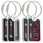Smart Lost and Found Luggage Tags (Black 4 Pk)