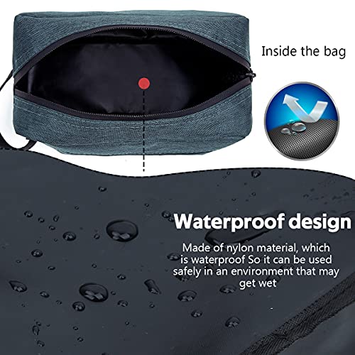 Travel Toiletry Bag for Women and Men (Gray)