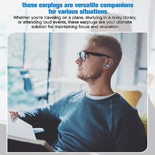 200 Pairs Ear Plugs Bulk (Blue)