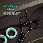 6" Titanium Black Hair Scissors (6" Titanium-black)