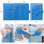 Passport Holder for Travel Essentials (blue / Magnetic Clasp)
