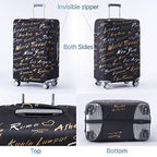 Travelkin Suitcase Covers For Luggage Tsa Approved Luggage Covers Protector (World City / XL)