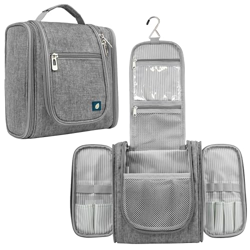 Toiletry Bag Travel Bag for Women Men (Grey / Standard (9x4x9))