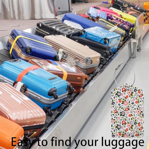 Blooming Flower Luggage Tags for Suitcases (Blooming Flower)