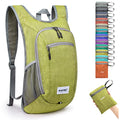 10L 15L Hiking Backpack Lightweight Packable Hiking Daypack Small Travel Outdoor Foldable Shoulder Bag (Light Green / 10L)
